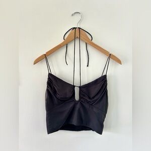 Abercrombie & Fitch Black Crop Top. Size Small.